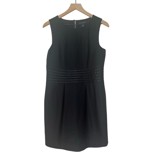 Banana Republic | Wool Sleeveless Black Sheath Dress Size 12P Classic Office - Picture 2 of 11